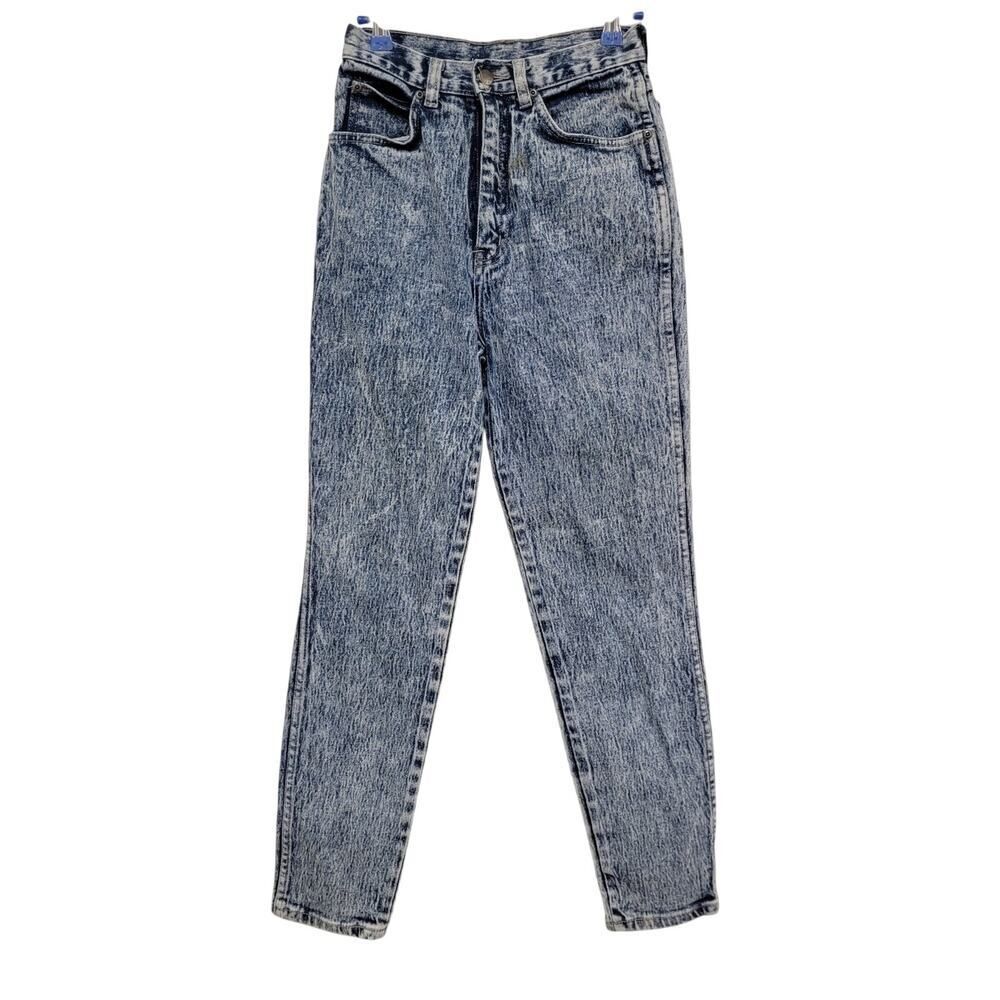 Fly Girl Vintage Stonewash Jeans Authentic 80s Denim - Picture 1 of 13